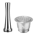 thumbnail image 1 of Filtro de cápsulas de café reutilizable para Nespresso (con/sin prensador de café) con sabotaje, 1 of 9