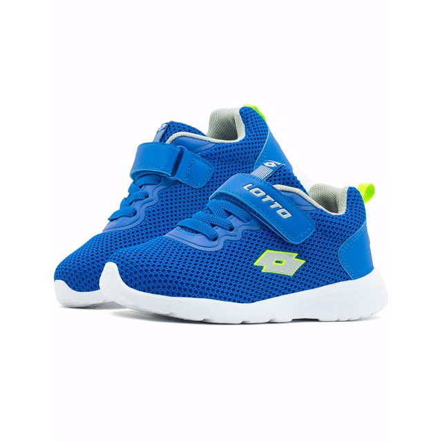 Tenis Astrud Running Lotto Para Niño Velcro Azul 17-22