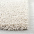 thumbnail image 4 of SAFAVIEH August Sophia Solid Shag Area Rug, Ivory, 10' x 14', 4 of 8