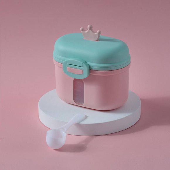 Caja sellada refrigerios Taza de refrigerios portátil Compartimento doble namiento de refrigerios , pequeño CUTICAT dispensador de fórmulas