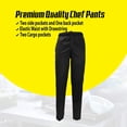 thumbnail image 3 of M&M SCRUBS Solid Classic Chef Pants, 3 of 6