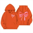 thumbnail image 3 of Chandail en Molleton Garçon Manches Longues Filles Imprimé Chandail à Capuche Col Rond Mignon Chandail Coupe Décontractée Hauts Vêtements d'Hiver Filles Hauts 13-14 Ans, 3 of 3