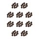 thumbnail image 3 of Bewildely 10pcs 3cm Wicker Rattan Balls Xmas Party Crafts Wedding Decorative café 10 piezas 10piezas, 3 of 3