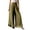 Blackish Green, variant on Womens Summer Fashion Essentials Clothing Women's Chiffon Wide Leg Trousers High Elastic Waist Casual Business Trousers Casual Pants for Women
