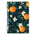 thumbnail image 7 of FORMRS 1-Subject Spiral Notebook 8" x 5" College Ruled 60 Refillable Sheet, Green Floral Oranges, 7 of 7