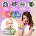 thumbnail image 3 of Pulsera de goma Sensory Fidget Toys con forma de pez pequeño, paquete de 4 unidades para niños, 3 of 6