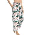 thumbnail image 2 of Naloa Hawaii Palms Print Women’s Ultra-Soft Comfy Pajama Lounge Pants with Pockets & Drawstring, 2 of 8
