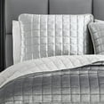 thumbnail image 2 of Riverbrook Home 3 Piece Quilt Set, Queen, Silver, Lyndon, Polyfill, Adult, 2 of 7