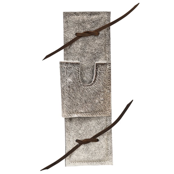 Hilason Hair On Genuine Leather Super Pro Rodeo Equipment Bull Rope Pad