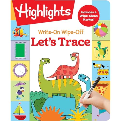 Pre-Owned Write-On Wipe-Off Let's Trace: Dry Erase Letter Tracing Workbook for Kids, Wipe Clean Activity Book with Marker, 9781629798448, 1629798444, Paperback, Act Spi Pa edition