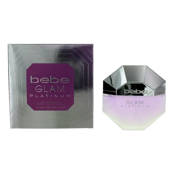 bebe Glam Platinum, Perfume for Women, 3.4 oz