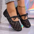 thumbnail image 6 of Wensltd Women Mesh Polka Dot Ballet Flats Wide Width Comfy Casual Shoes for Daily Summer Wear, 6 of 9