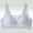 #0243-Blue, variant on Women's Solid Color Cooling Seamless Bra, Adjustable Straps Push Up, Breathable Racerback Lightly Lined, Smooth Tank Top for Daily Casual Gift