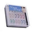 thumbnail image 5 of 18pcs Seamless Open Nose Hoop Stainless Steel Body Jewelry 22G(0.6mm), 5 of 6
