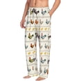 thumbnail image 6 of Salouo Funny Chicken Print Pajama Pants for Men, Lounge Pants Elastic Waistband Casual Men's sleepwear Loungewear Sleep Pajama Pant -Large, 6 of 7