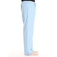 thumbnail image 2 of At The Buzzer Mens Solid Poplin Pajama Pants with Pockets, 2 of 3