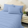thumbnail image 4 of Spirit Linen Home Est. 1988 Vintage Washed Microfiber Sheet Set - Full, Blue, 4 of 8