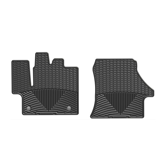 WeatherTech All-Weather Floor Mats compatible with ProMaster, Ram ProMaster - 1st Row (Driver & Passenger), Black