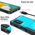 thumbnail image 3 of ExoGuard For Samsung Galaxy A13 5G Case, Phone Case with Screen Protector and Kickstand (Blue), 3 of 8