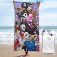 thumbnail image 1 of Toalla de playa Undertale Sans, suave, de secado rápido, resistente a la arena, para piscina, yoga, gimnasio, camping, toallas de baño ligeras, regalo para niños, niñas, niños y adultos, 31,5 x 63, 1 of 8