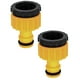 thumbnail image 2 of 2 piezas conectores de grifo de adaptador de junta de acoplamiento 3/4 "1/2" conector rápido ligero adaptador de grifo para jardín shamjiam Conector de grifo de manguera, 2 of 8