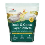 Manna Pro Duck and Goose Layer Pellets, Crafted with Calcium for Strong Shells - 1 Bag - 8 lbs.
