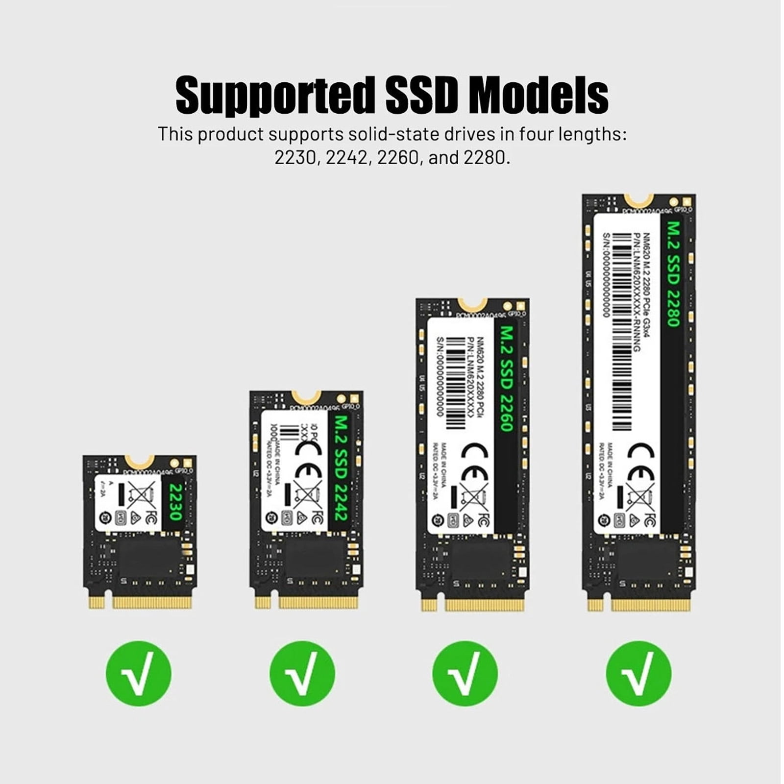 JIAHAOO M Key M&B Key M.2 SSD Dock Type-C 3.1 Hot Swap Function For 8TB SSD External Data Reading Application