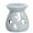 Grey, variant on wutoase Ceramic Wax Melt Warmer, Essential Oil Diffuser & Tea Light Candle Holder, Aroma Burner for Home Bedroom Decor, Desk Incense Accessory