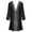 Black, variant on Women Swim Cover Up Long Sleeved Shirt Style Bikini Over Cardigan Lightweight Cover-Ups Black