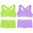 thumbnail image 6 of ToBeInStyle Girl's Pack of 6 Racerback Training Bra Tops & Matching Boyshort Bottoms - Unicorn Love - Medium, 6 of 6