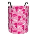 thumbnail image 2 of Balery Poodle Dog Round Laundry Basket with Handles Waterproof Freestanding Laundry Hamper for Clothes Toys in the Dorm and Family-Medium, 2 of 8