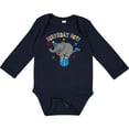thumbnail image 3 of Inktastic Circus Elephant 1st Birthday Boy Boys Long Sleeve Baby Bodysuit, 3 of 5