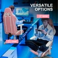 thumbnail image 5 of GTRACING Gaming Chair with Footrest PU Leather Office Chair with Adjustable Headrest, Pink, 5 of 8