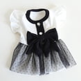 thumbnail image 5 of Small Dog Dress,Cute Dog Wedding Dresses with Bow, Black Tutu Lace Pet Princess Dress, Dog Dance Skirt Costume Camp Party Dress XL Skirt, 5 of 7