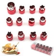 thumbnail image 4 of Wosthever 12 piezas de molde para cortar, accesorios para hornear fiestas, molde de émbolo, pastel, Fondant multiusos, troquel para postre de Herramientas y accesorios para hornear, 4 of 6