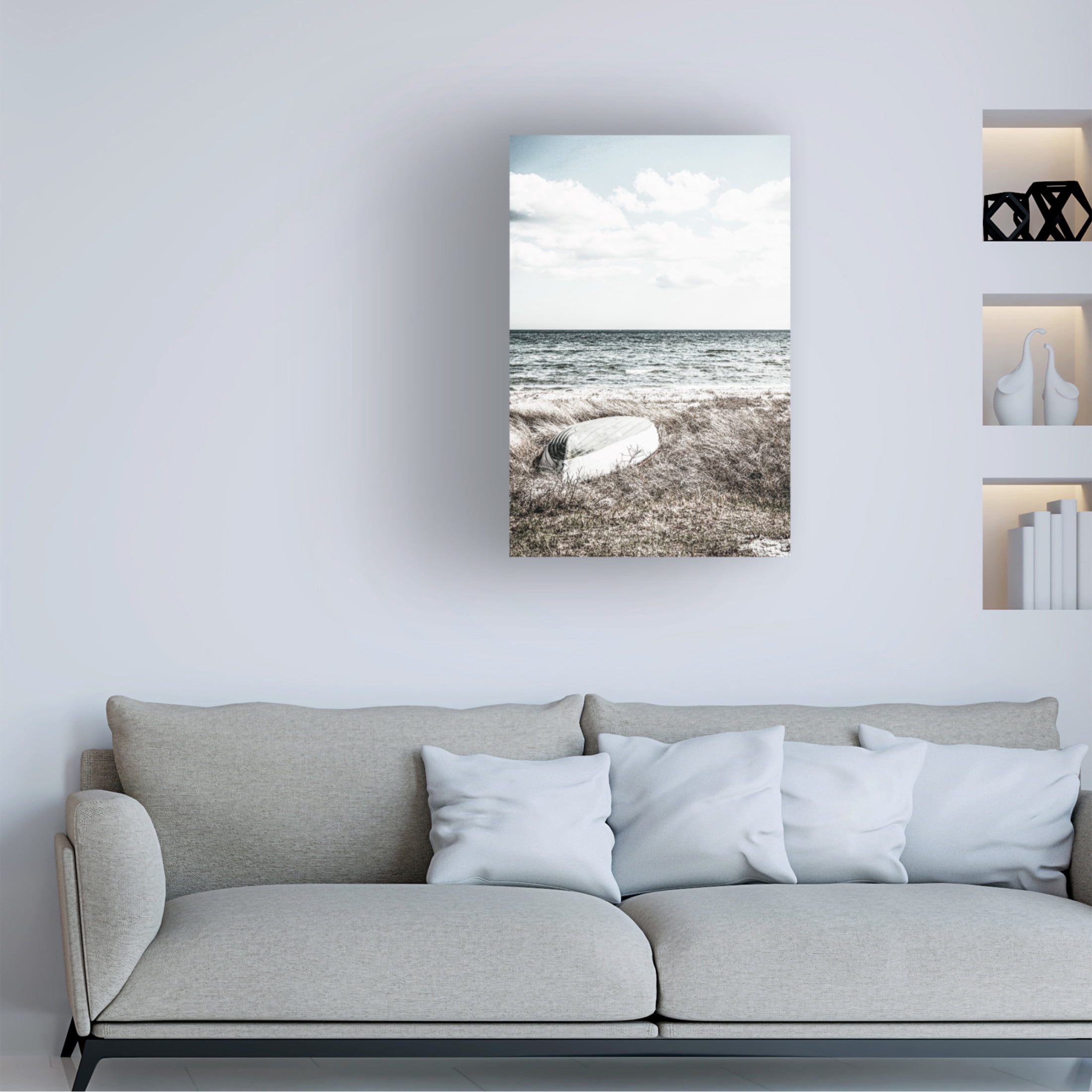 Canvas Wall Art - Incado 'Coastal I' Wall Art for Living Room, Bedroom, or Office Décor by Trademark Fine Art - 16 x 24 Inches