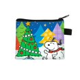 thumbnail image 1 of Monedero de dibujos animados para niños, de Snoopy y Charlie Brown, de Navidad, bonito monedero corto de animación, para niño y niña, bolsa de almacenamiento para auriculares con monedas pequeñas, 1 of 5