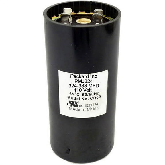 PMJ324 - Replacement Start Capacitor 324-388 MFD 110-125 Volt | Replaces Supco CS324-388X110