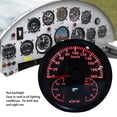 thumbnail image 3 of 110mm 3 - in - 1 GPS Speedometer Odometer with Voltmeter Fuel Level Gauge for RV Yacht Truck Red Backlight, 3 of 7