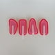 thumbnail image 5 of 4 Unids / Set de de Silicona Hecho en hogar Creativo para de Sin BPA Rojo BLESIY Moldes para paletas heladas, 5 of 8