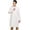 White, variant on Sojanya (Since 1958) Men'S Cotton Linen White Checked Only Long Kurta, Size 38