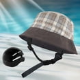 thumbnail image 2 of Sombrero de pescador para ciclismo para mujer, elegante gorra de playa de verano con cuerdas, sombrero de pesca para Café, 2 of 9