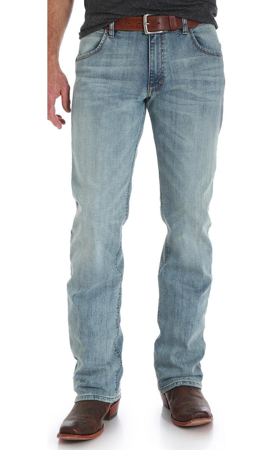 Indigo Retro Slim Fit Jeans Boot Cut 