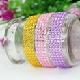 thumbnail image 3 of Yesbay 1 Roll Tape Eye-catching Self-Adhesive Acrylic DIY Rhinestones Sticker for Scrapbook,Red, 3 of 8