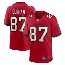 Men's Nike Payne Durham  Red Tampa Bay Buccaneers  Game Jersey
