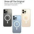 thumbnail image 5 of iPhone 14 Pro Clear Magnetic Case Compatible with Magsafe, [Yellow Resistant] Hard Back Cover Soft Silicone, Slim Thin fit Shockproof Protective Phone Case for 14 Pro, 5 of 5
