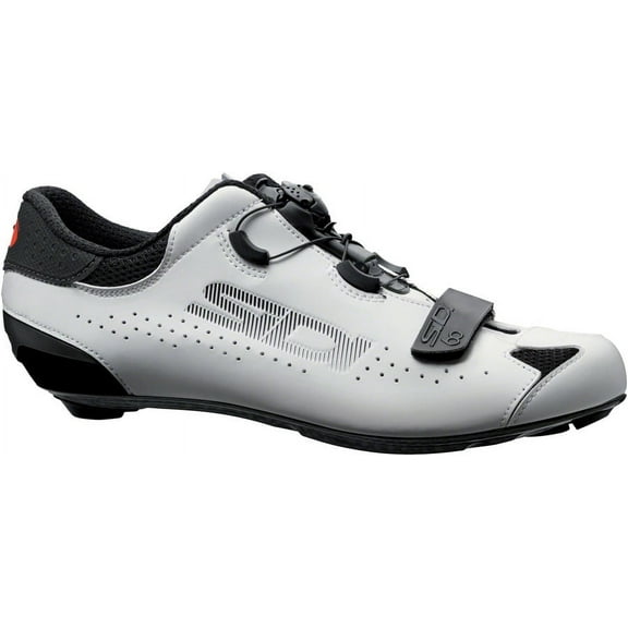 SIDI Sixty Road Shoes - Men's, Black/White, 45