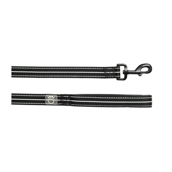 GF Pet GL439S1-BK-XSS Reflective Leash, Black - Extra Small & Small