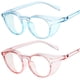 thumbnail image 1 of Paquete De 2 Hermosas Gafas De Seguridad Impermeables, Gafas Antiniebla Ligeras, Gafas Antiluz Azul, Gafas Protectoras Para Mujer Yuarrent OD016415-03, 1 of 6