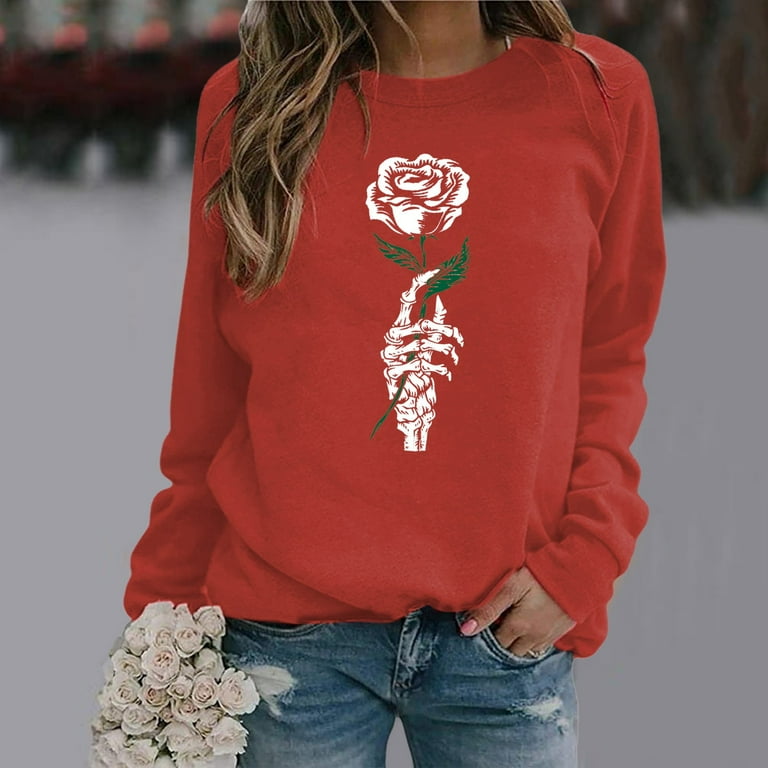 Distressed womens sale sweatshirt